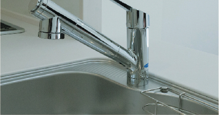 浄水器一体型シャワー水栓